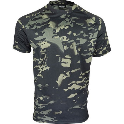 Front - Viper Mens Tactical Camo Mesh T-Shirt