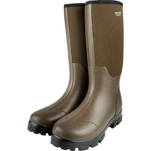 Front - Jack Pyke Mens Ashcombe Neoprene Wellington Boots