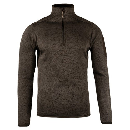 Front - Jack Pyke Mens Melange Quarter Zip Fleece Top