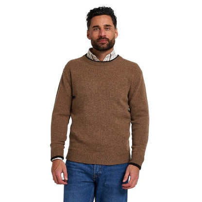 Front - Jack Pyke Mens Knitted Lambswool Crew Neck Jumper