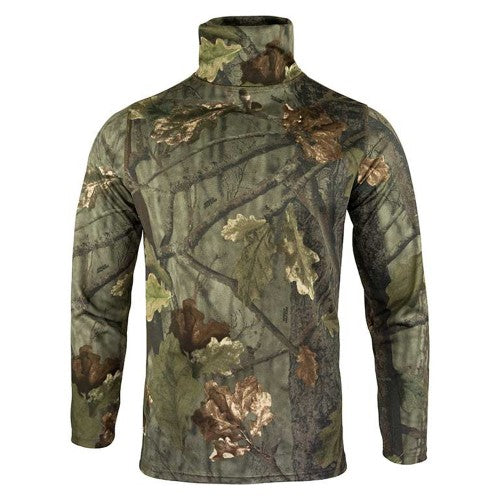 Front - Jack Pyke Mens Oak Leaf Roll Neck Midlayer