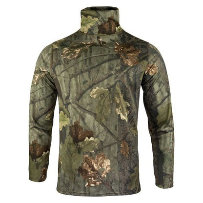Front - Jack Pyke Mens Oak Leaf Roll Neck Midlayer