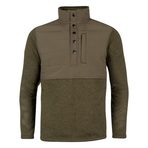 Front - Jack Pyke Mens Fleece Snap Pullover