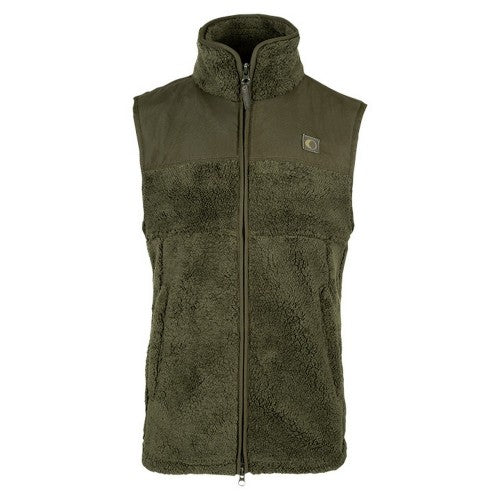 Front - Speero Mens Sherpa Fleece Gilet