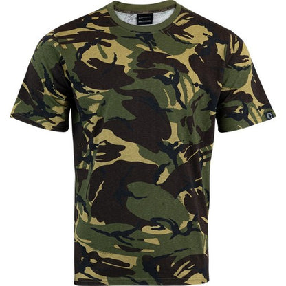 Front - Speero Mens Camo Cotton T-Shirt
