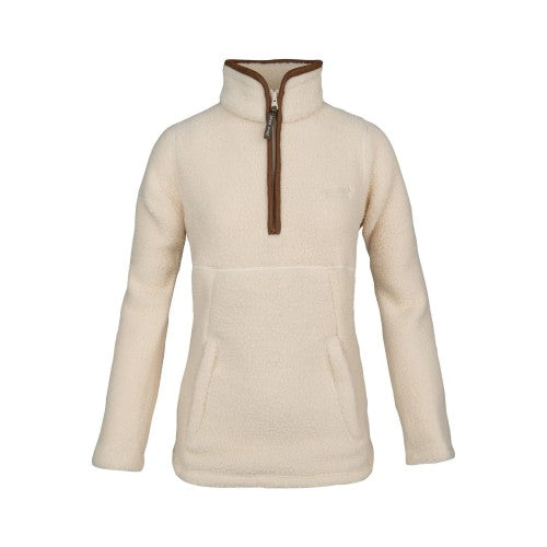 Front - Jack Pyke Womens/Ladies Sherpa Fleece Quarter Zip Fleece