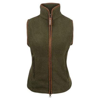 Front - Jack Pyke Womens/Ladies Sherpa Fleece Gilet