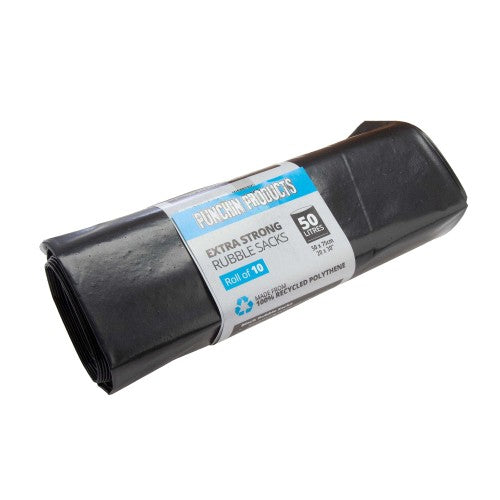 Front - Punchin Heavy Duty Bin Bags (Pack of 200)