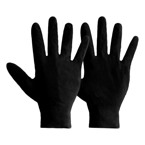 Front - Predator Mercator Gripped Nitrile Safety Gloves (Pack of 50)