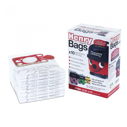 Front - Numatic 3 Layer Dust Bags (Pack of 10)