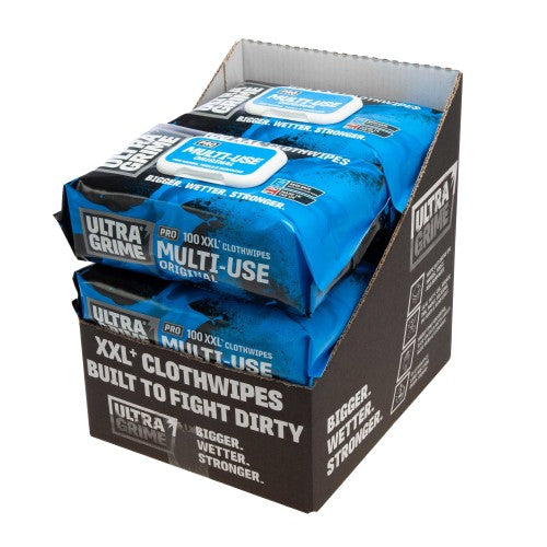Front - UltraGrime Pro Cleaning Wipes (Pack of 6)