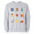 Front - The T-Shirt Factory Mens Christmas Emoji Icons Jumper