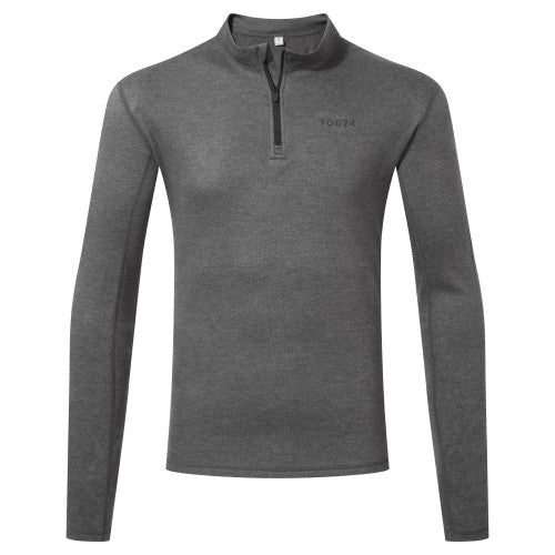 Front - TOG24 Mens Meru Zip Neck Thermal Top