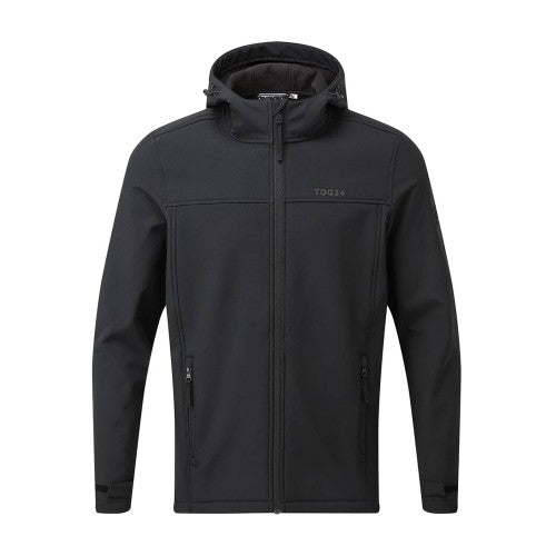 Front - TOG24 Mens Feizor Hooded Soft Shell Jacket