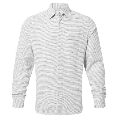 Front - TOG24 Mens Bryce Flecked Long-Sleeved Shirt