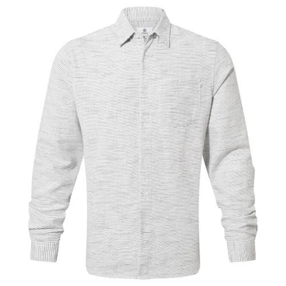 Front - TOG24 Mens Bryce Flecked Long-Sleeved Shirt