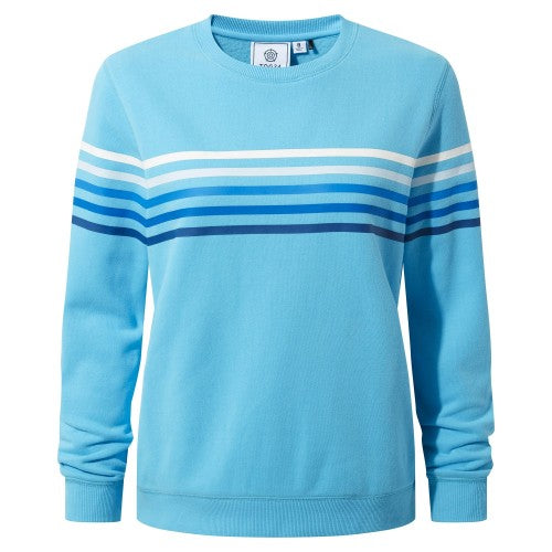 Front - TOG24 Womens/Ladies Janie Stripe Sweatshirt