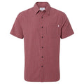 Front - TOG24 Mens Fenton Gingham Short-Sleeved Shirt