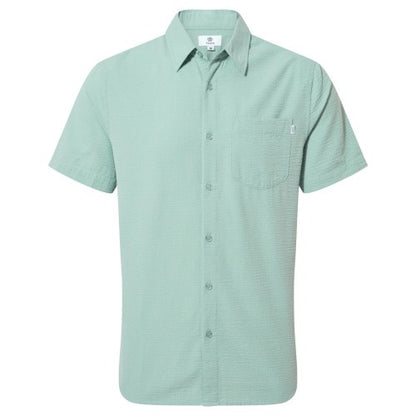 Front - TOG24 Mens Fenton Stripe Seersucker Shirt