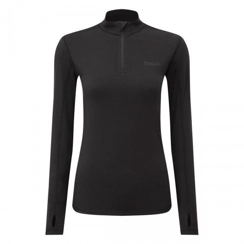 Front - TOG24 Womens/Ladies Snowdon Zip Neck Thermal Top