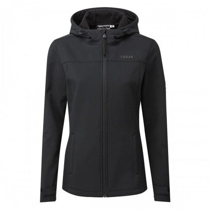 Front - TOG24 Womens/Ladies Keld Hooded Soft Shell Jacket
