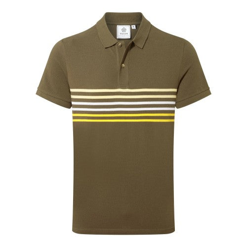 Front - TOG24 Mens Bolton Striped Polo Shirt