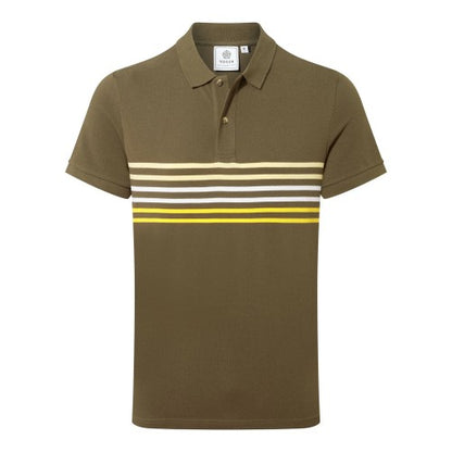 Front - TOG24 Mens Bolton Striped Polo Shirt