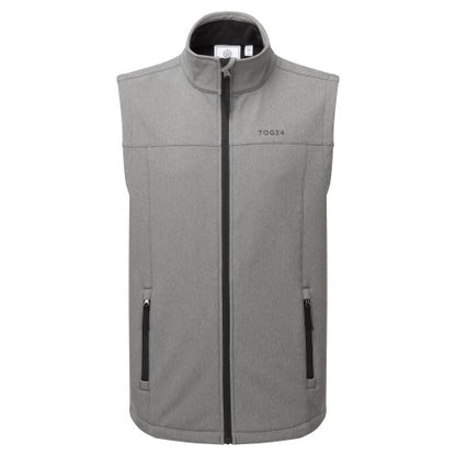 Front - TOG24 Mens Feizor Softshell Gilet