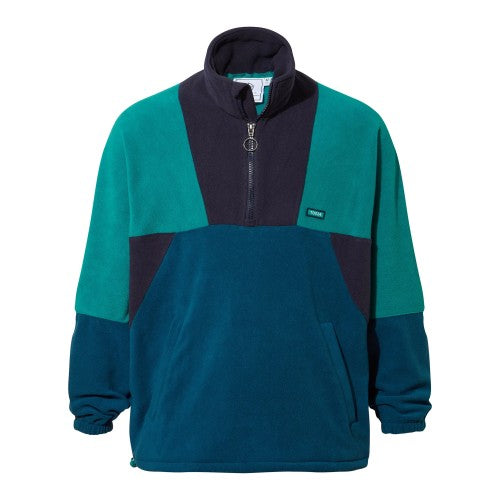 Front - TOG24 Mens Aztec Colour Block Fleece Jacket