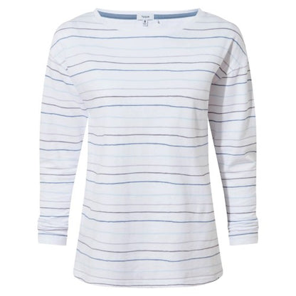 Front - TOG24 Womens/Ladies Pippa Small Stripe Long-Sleeved T-Shirt
