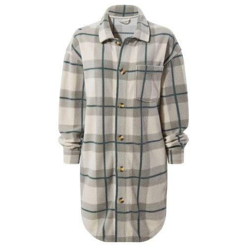 Front - TOG24 Womens/Ladies Slough Checked Shirt Jacket