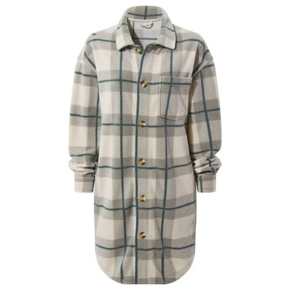 Front - TOG24 Womens/Ladies Slough Checked Shirt Jacket