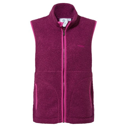 Front - TOG24 Womens/Ladies Rayner Sherpa Gilet