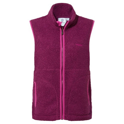 Front - TOG24 Womens/Ladies Rayner Sherpa Gilet
