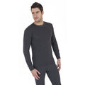 Front - Mens Thermal Underwear Long Sleeve T Shirt Top Polyviscose Range (British Made)