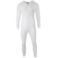 Front - FLOSO Mens Thermal Underwear All In One Union Suit