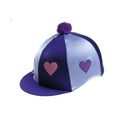 Front - Capz Heartz & Pom Pom Motif Cap Cover