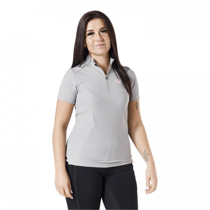 Front - Firefoot Womens/Ladies Beswick Quarter Zip T-Shirt