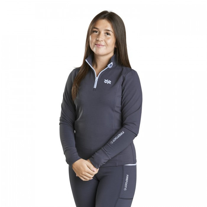 Front - Firefoot Childrens/Kids Birkby Fleece Lined Long-Sleeved Top