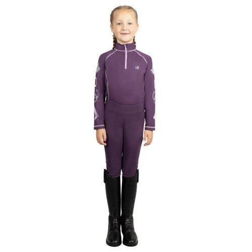 Front - Little Rider Childrens/Kids Giddy Up Gymkhana Base Layer Top