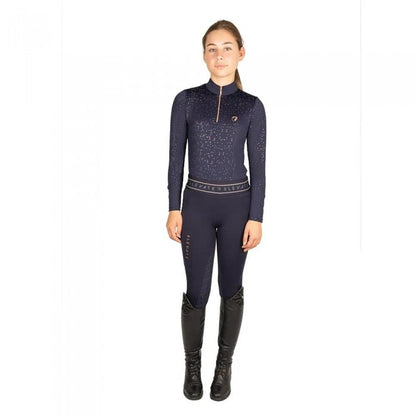 Front - Hy Girls Elevate Allure Mizs Horse Riding Tights