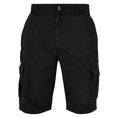 Front - Urban Classics Mens Bermuda Plain Cargo Shorts