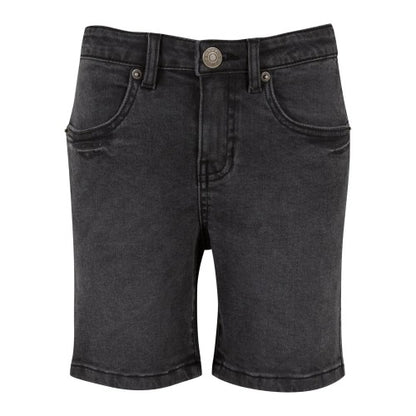 Front - Urban Classics Boys Relaxed Fit Jean Shorts
