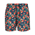 Front - Urban Classics Mens Tropical Swim Shorts