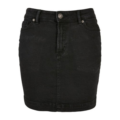 Front - Urban Classics Womens/Ladies Denim Organic Mini Skirt