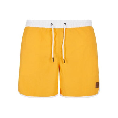 Front - Urban Classics Mens Retro Swim Shorts