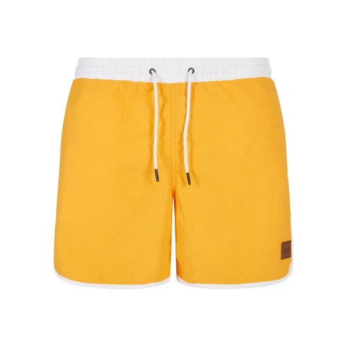 Front - Urban Classics Mens Retro Swim Shorts
