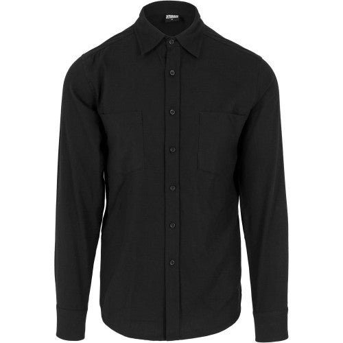 Front - Urban Classics Mens Checked Flannel Shirt