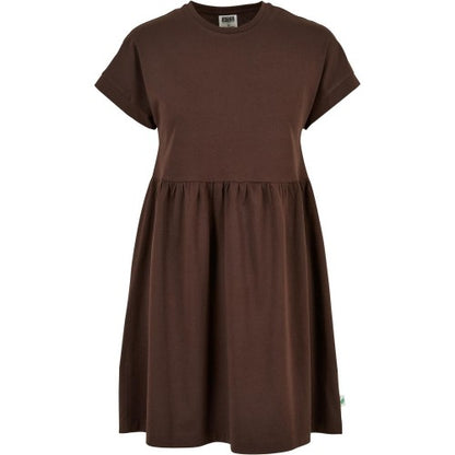 Front - Urban Classics Womens/Ladies Empire Valance Organic T-Shirt Dress