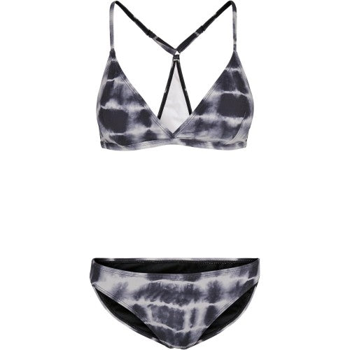 Front - Urban Classics Womens/Ladies Tie Dye Triangle Triangle Back Bikini